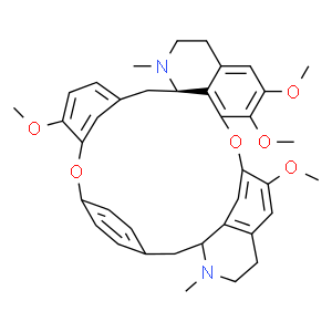 粉防己堿；漢防己甲素